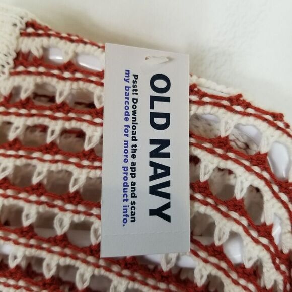 Old Navy Women' Plus Slouchy Popcorn Knit Dolman Sleeves Sweater Sz 2X Red White - Picture 3 of 6